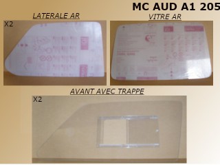 KIT POLYCARBONATE 5mm AUDI 100